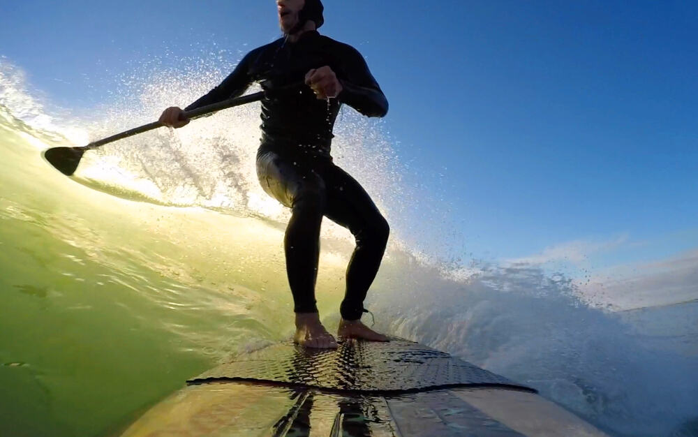 This GoPro Alternative, named Intova Dub Action Camera, is great for water sports like surfing! 
