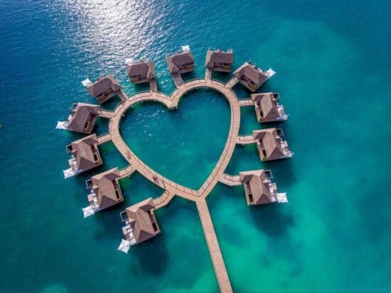 Photo of Sandals South Coast Heart Shaped Over Water Bungalows