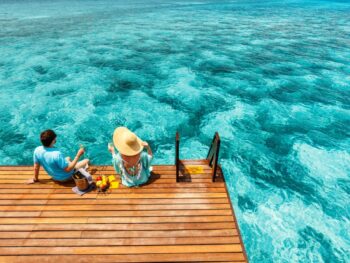 Photo of a Couple that Could Be You on Your Maldives Honeymoon