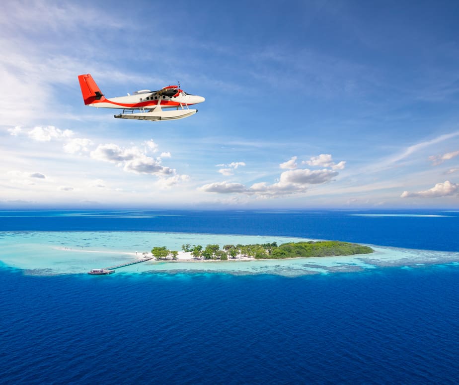 Photo of Seaplane, One of the Ways to Get Around During Your Maldives Honeymoon