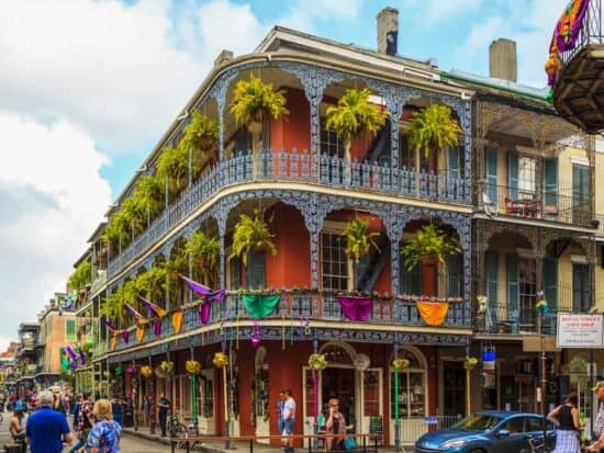 colorful streets in New Orleans