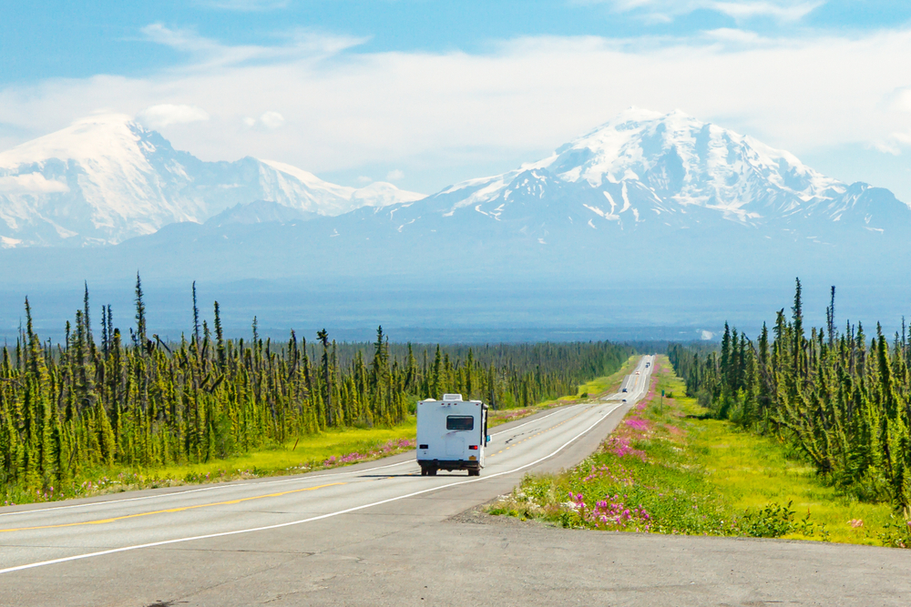 rv road trip in alaska