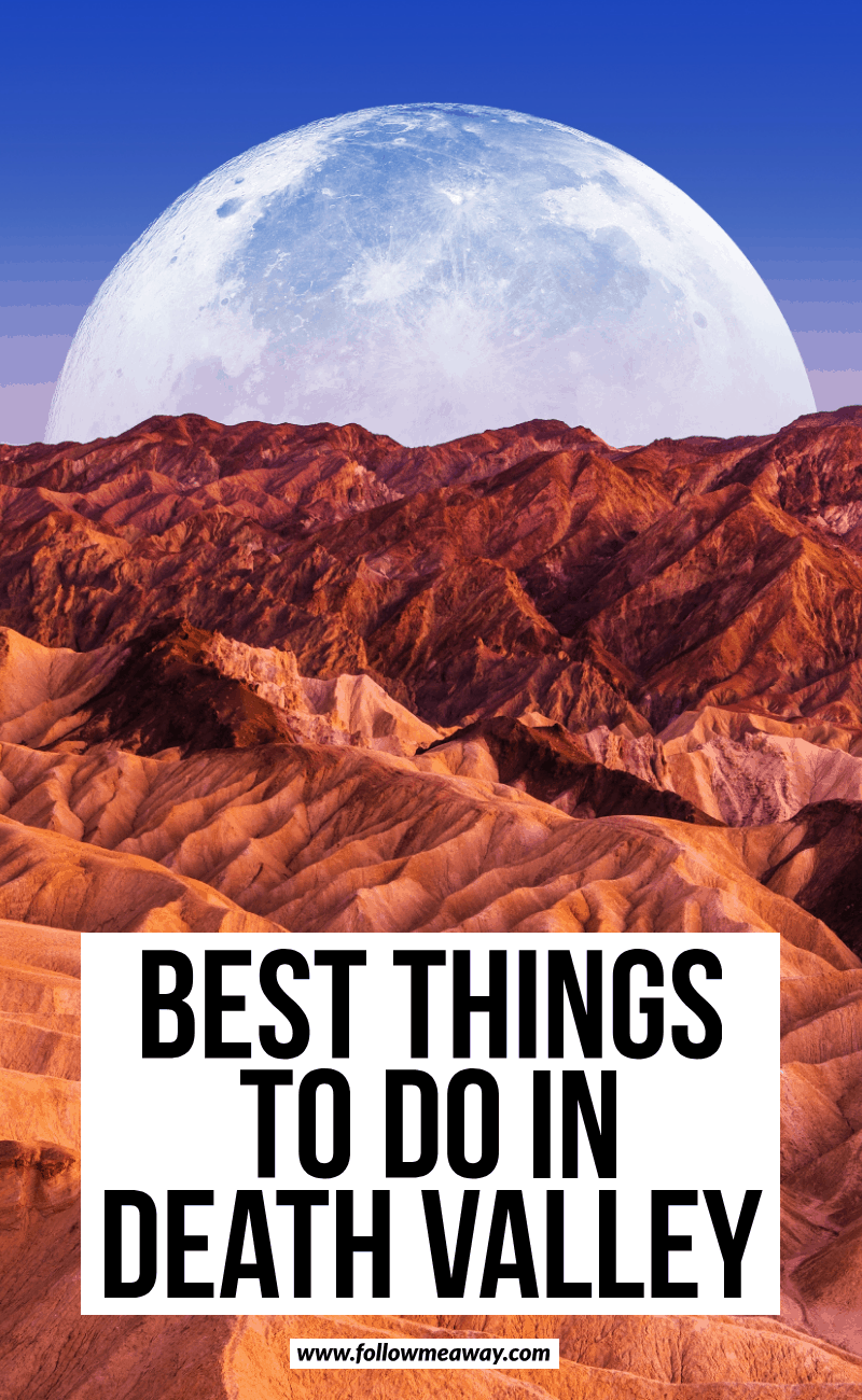 best things to do in death valley