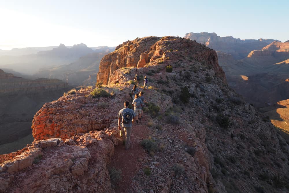 the Grandview Trail is one of the best Grand Canyon hikes for seeing mine remnants