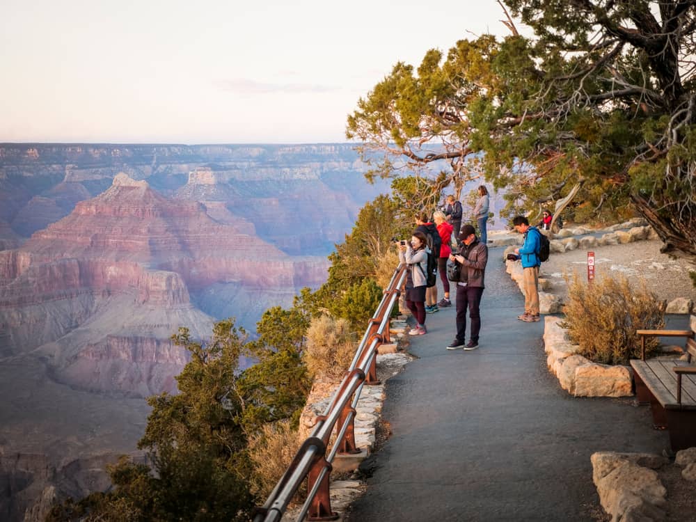 the Rim Trail is one of the best Grand Canyon hikes for great views