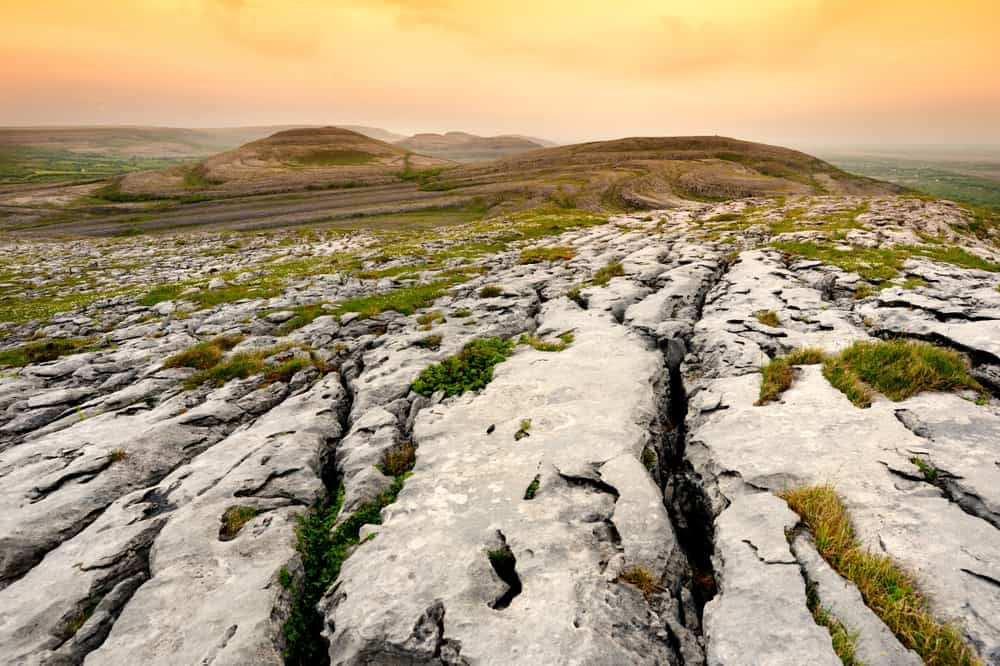 different things can make the hikes in Ireland unique in The Burren it is the limestone pavements