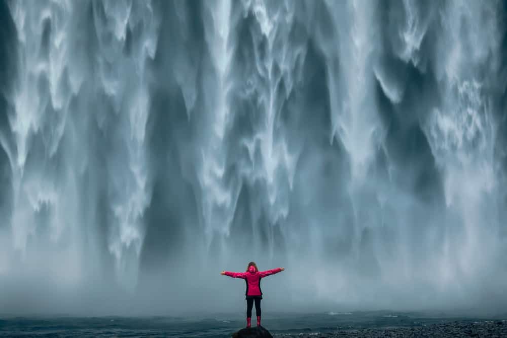 add a rain jacket to your Iceland packing list for rainy days and waterfalls