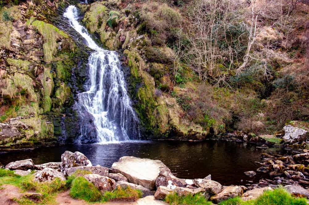 Image of Assaranca waterfall in Ireland