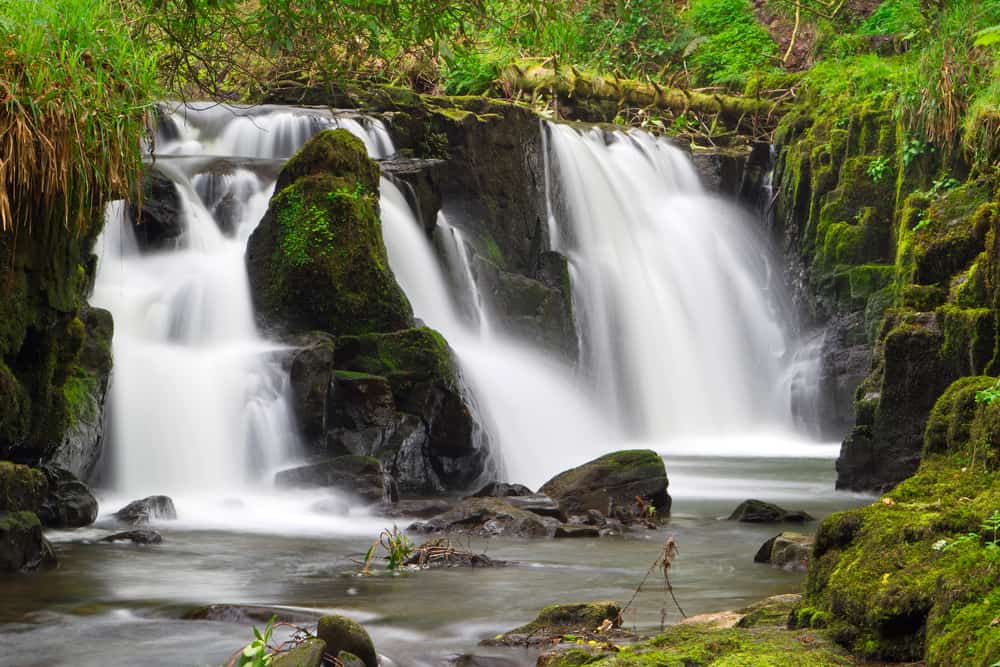 Clare Glens features multiple waterfalls in Ireland