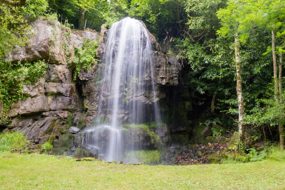 Kilfance Glen and Waterfall in Ireland