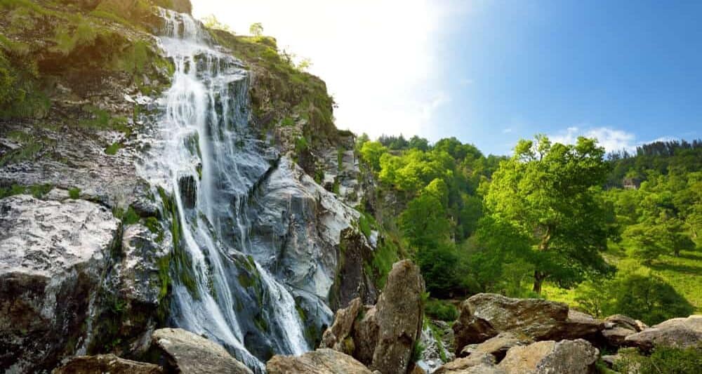Powerscourt Waterfall in Ireland