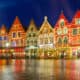 The Bruges Christmas market is a town market straight from a fairytale with its gorgeous architecture.