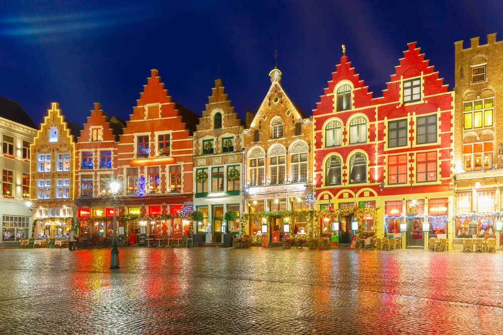 The Bruges Christmas market is a town market straight from a fairytale with its gorgeous architecture.