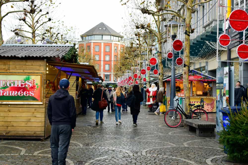 The Liege market is the oldest and biggest Christmas Market in Belgium