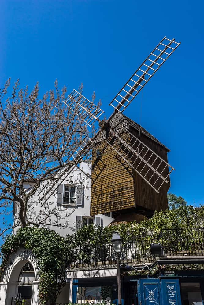 Le Moulin Galette is one of the last existing windmills in Paris
