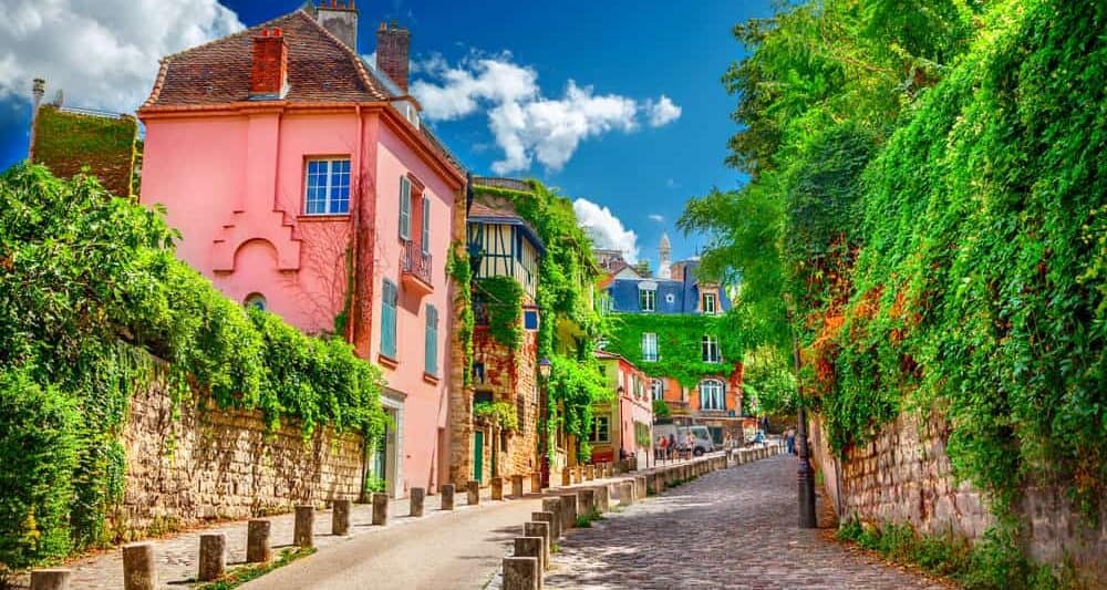 Street view of Montmartre