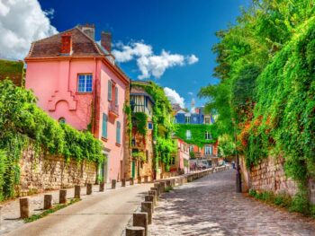 Street view of Montmartre