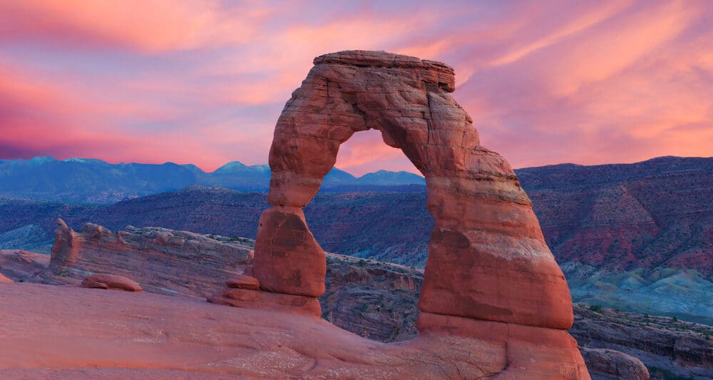 Delicate Arch is the most iconic of the Arches National Park hikes