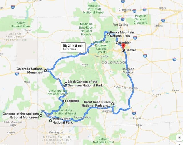 BucketList Colorado Road Trip Itinerary You Should Steal Follow Me Away