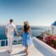 Photo of a couple in Greece, like you and your lover soon will be on your Greece honeymoon.