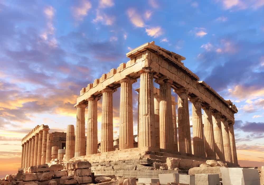 Photo of the Parthenon.