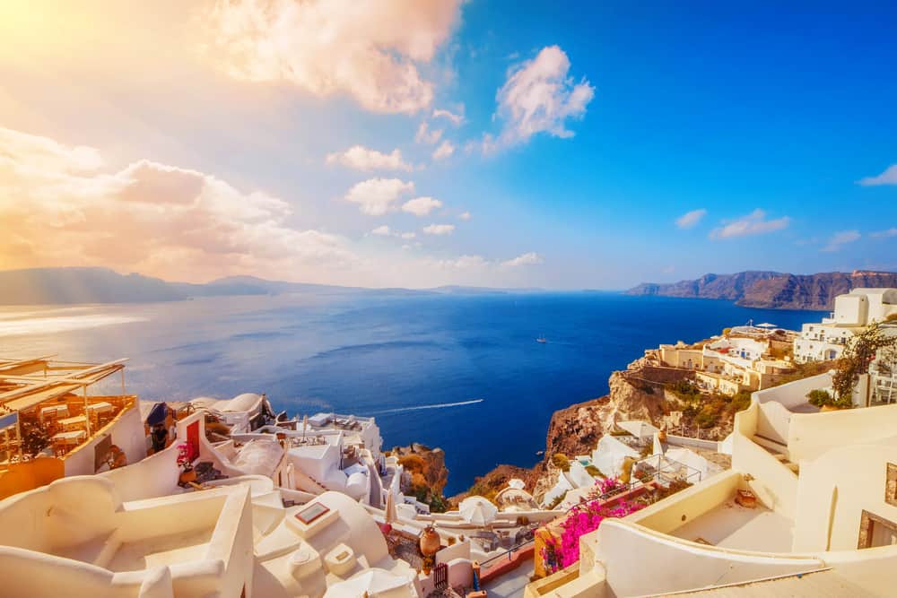 Photo of beautiful Greece weather.
