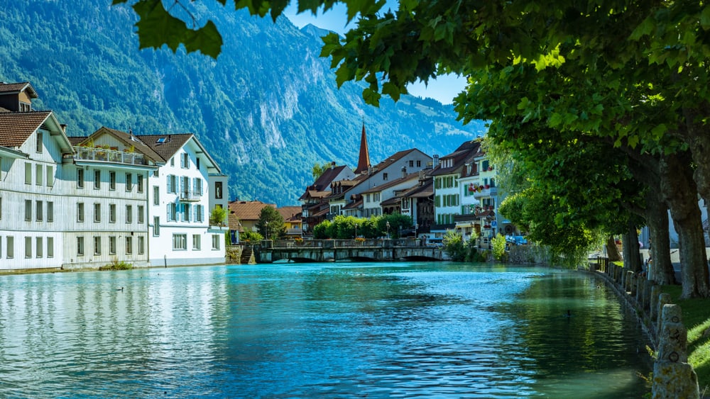 Photo of Interlaken, one of our favorite stops in our Switzerland road trip itinerary