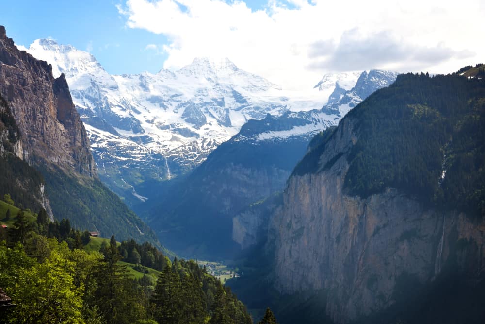 Photo of mountains near Murren