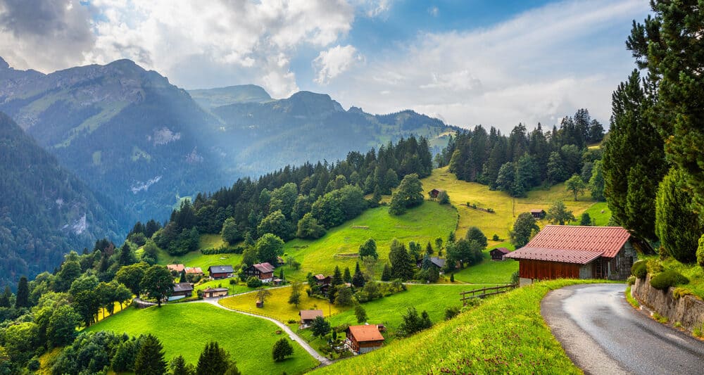 Photo of roads in Switzerland