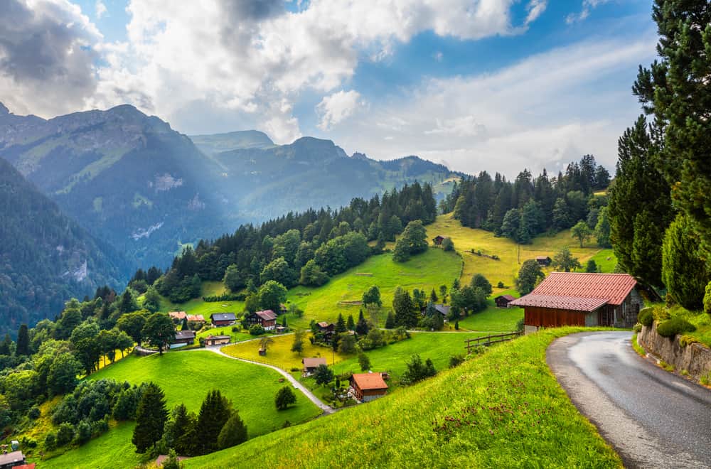 Photo of roads in Switzerland