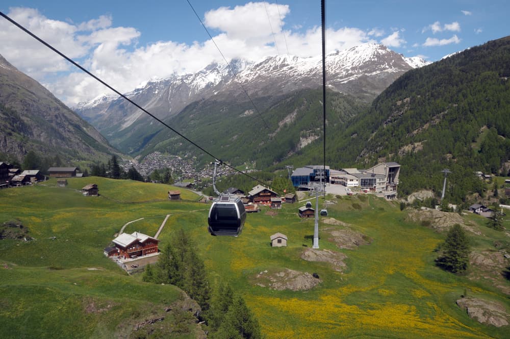 Photo of cable car near Zermatt