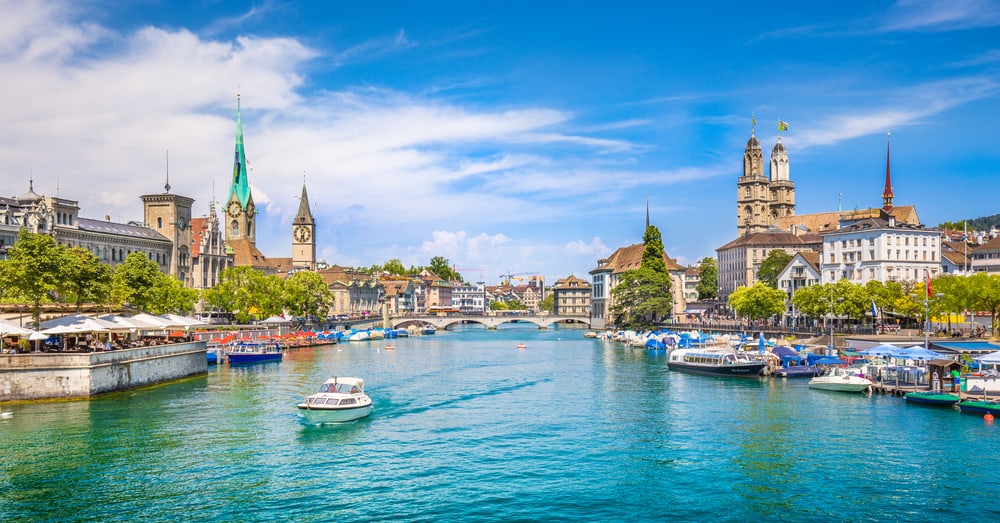 Photo of Zurich, our first stop for your Switzerland road trip itinerary