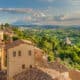 A view of the Tuscan countryside