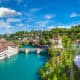 european capitals bern switzerland river view