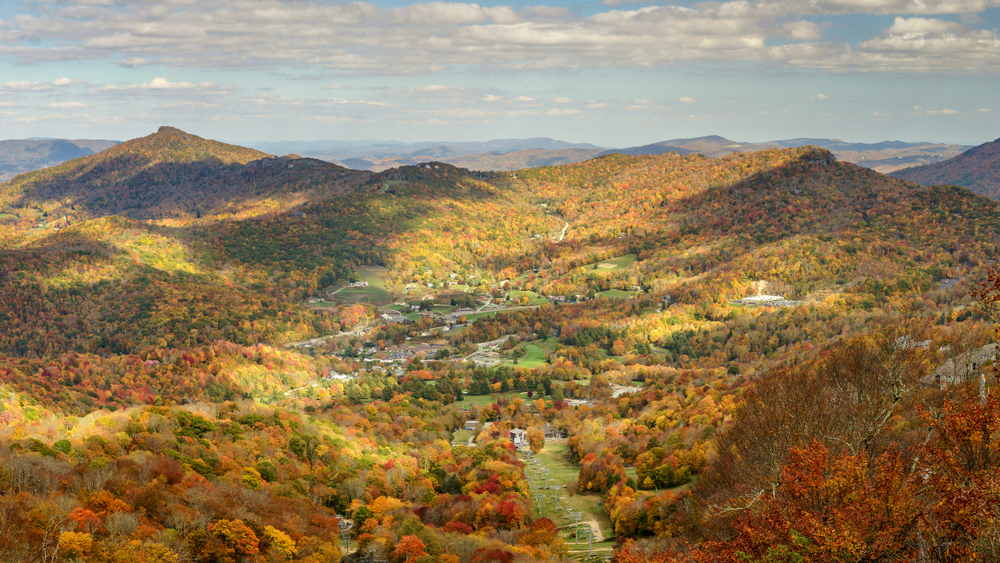 fall foliage in banner elk north carolina