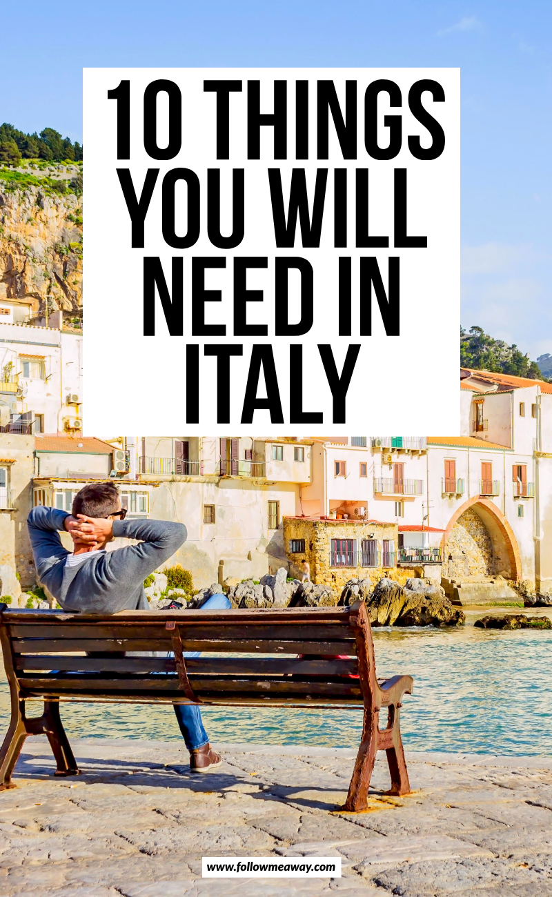 10 Things You Will Need In Italy | travelers guide to italy | traveling italy like a pro | don't forget these items when traveling to Italy | packing list for italy | Italy travel guide | cutest places to see in Italy | don't miss out on your Italy vacation | travel tips for Italy | where to go in Italy | what to bring to Italy | Italy packing list | traveling to Italy with ease | what you need to know when going to Italy | planning your Italy trip #Italy #italian #packinglist