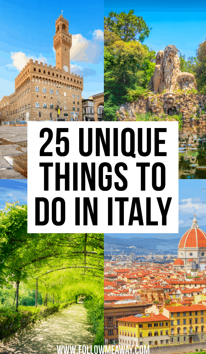 25 unique things to do in italy