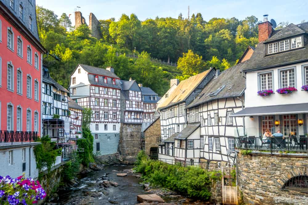 See the timbered houses in Monschau that small towns in Germany are known for