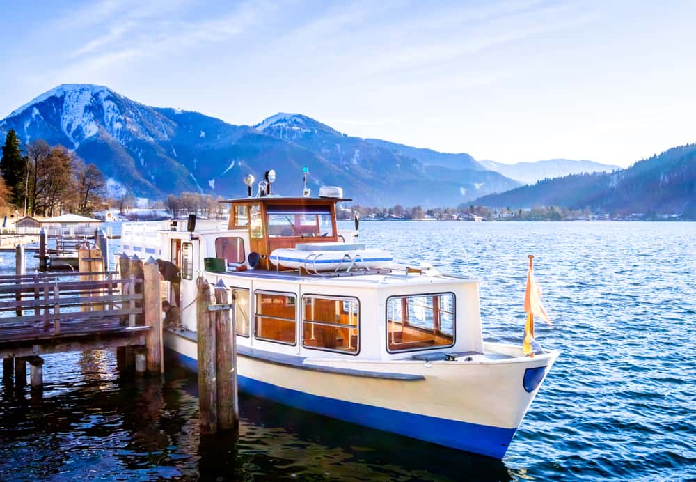 Take a boat ride on Lake Tegernsee
