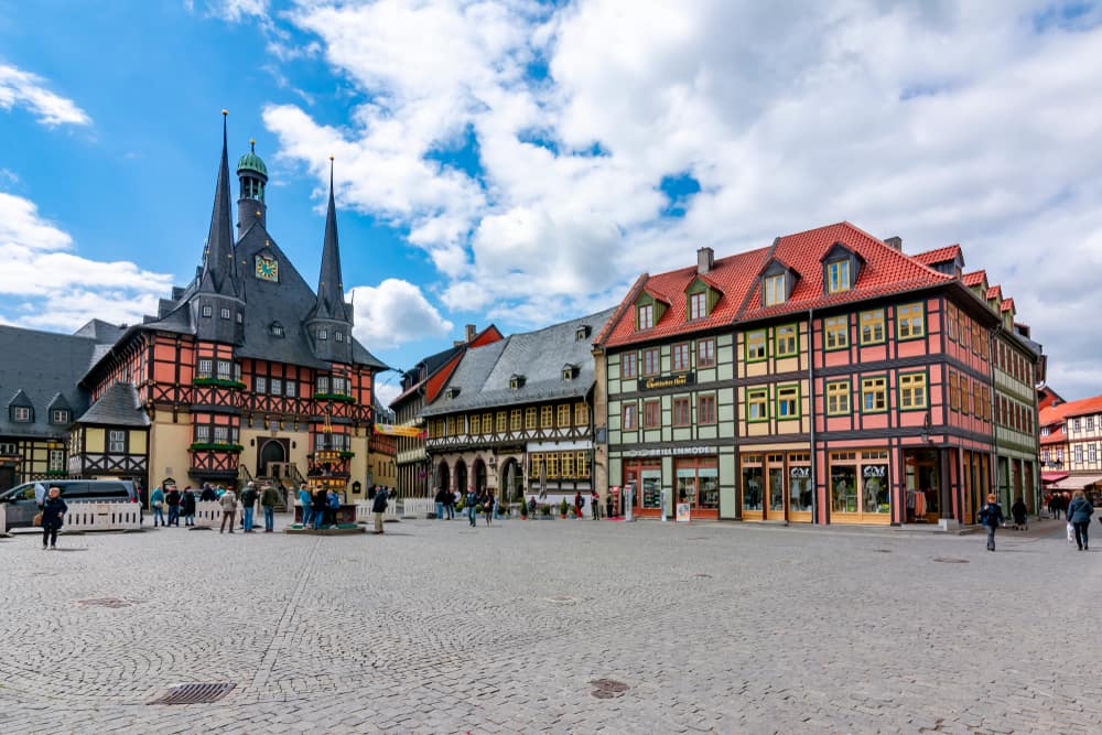 View the famous town hall in Wernigerode
