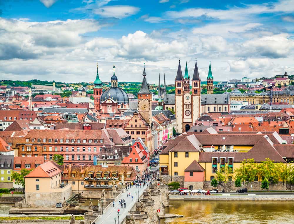 One of the prettiest small towns in Germany in Wurzburg