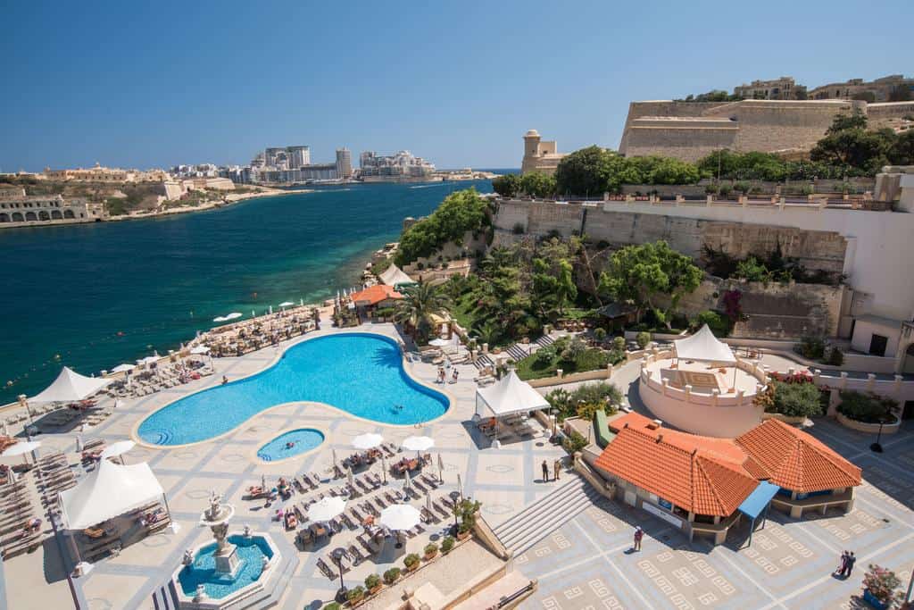 Grand Hotel Excelsior in Valetta is Where to Stay In Malta in the Capital