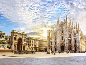 A stunning view of the Milan Cathedral. You have to add this to your itinerary of where to stay in Milan