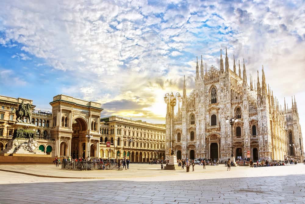 A stunning view of the Milan Cathedral. You have to add this to your itinerary of where to stay in Milan