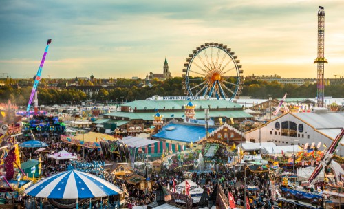 Oktoberfest celebrations in Munich on your Germany road trip