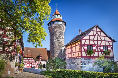 the Nuremberg Castle on your Germany road trip