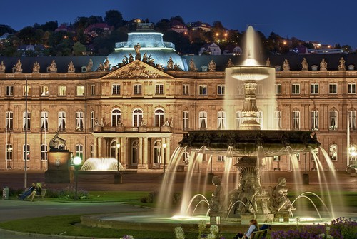 the Neues Schloss in Stuttgart on your Germany road trip