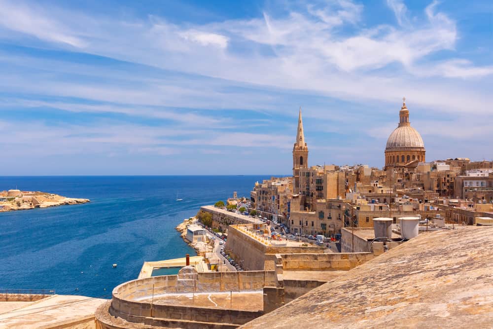 Valetta is the capital of Malta and a where to stay in Malta for history