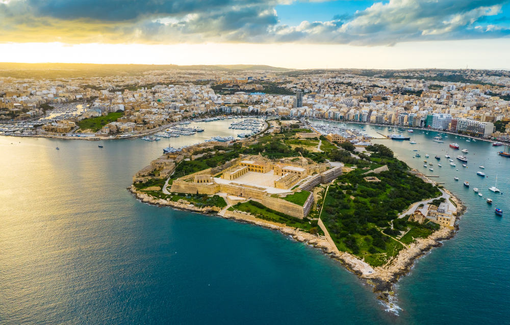 where to stay in Malta for quiet beauty is Gzira