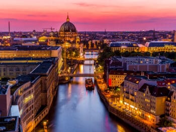 the Berlin skyline during your 3 days in Berlin
